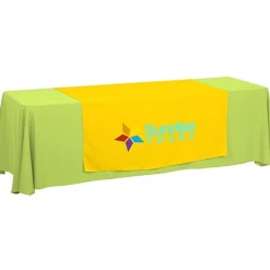 Serged 8-foot Closed-Back Table Throw and Runner Kit