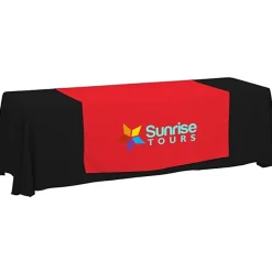 Serged 8-foot Closed-Back Table Throw and Runner Kit