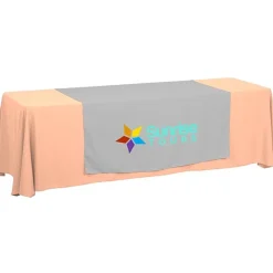 Serged 8-foot Closed-Back Table Throw and Runner Kit