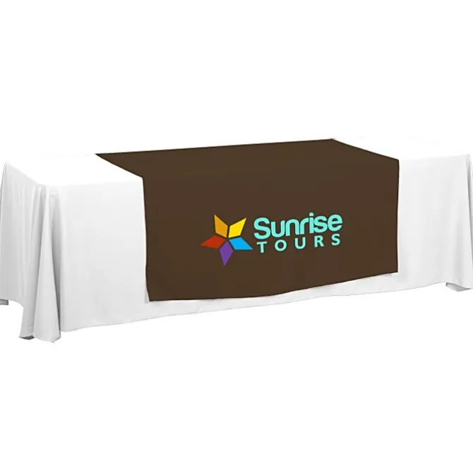 Serged 8-foot Closed-Back Table Throw and Runner Kit