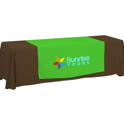 Serged 8-foot Closed-Back Table Throw and Runner Kit