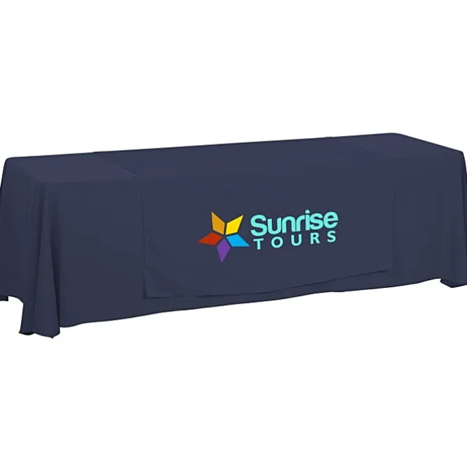 Serged 8-foot Closed-Back Table Throw and Runner Kit