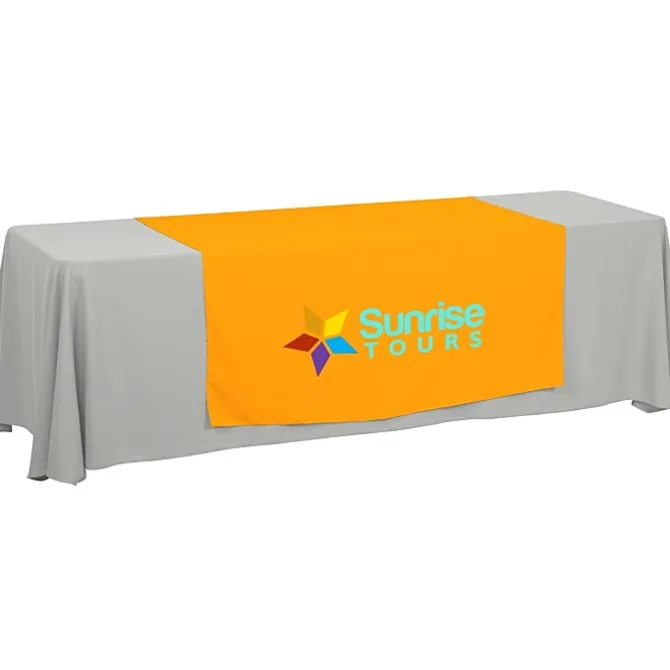 Serged 8-foot Closed-Back Table Throw and Runner Kit