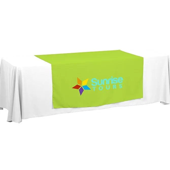 Serged 8-foot Closed-Back Table Throw and Runner Kit