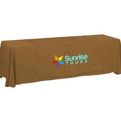 Serged 8-foot Closed-Back Table Throw and Runner Kit