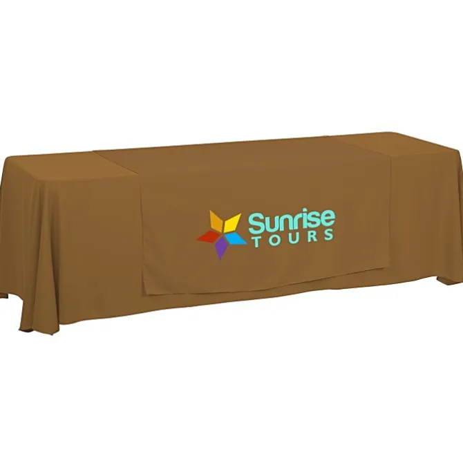 Serged 8-foot Closed-Back Table Throw and Runner Kit