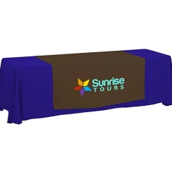 Serged 8-foot Closed-Back Table Throw and Runner Kit