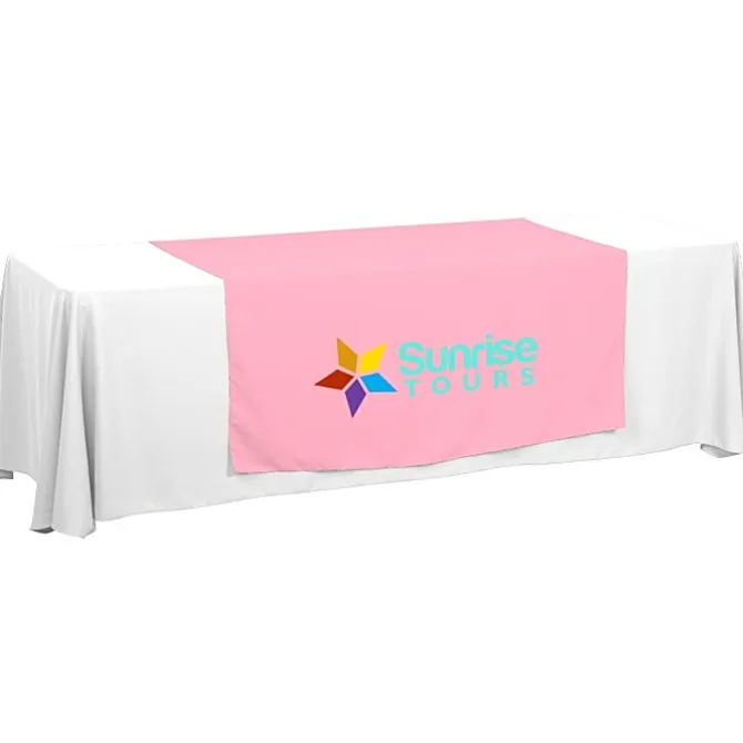 Serged 8-foot Closed-Back Table Throw and Runner Kit