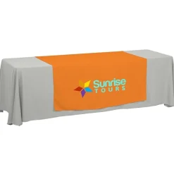 Serged 8-foot Closed-Back Table Throw and Runner Kit