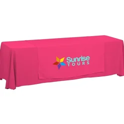Serged 8-foot Closed-Back Table Throw and Runner Kit
