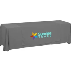 Serged 8-foot Closed-Back Table Throw and Runner Kit