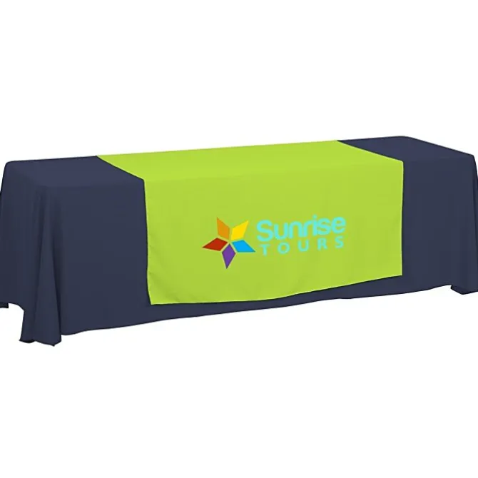 Serged 8-foot Closed-Back Table Throw and Runner Kit