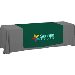 Serged 8-foot Closed-Back Table Throw and Runner Kit
