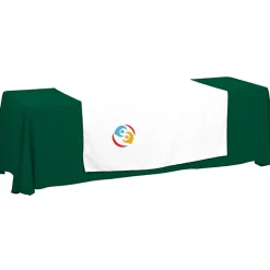 Serged 8-foot Closed-Back Table Throw and Runner Kit - 24 hr