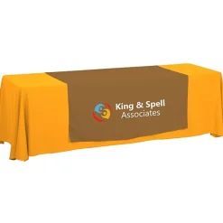 Serged 8-foot Closed-Back Table Throw and Runner Kit - 24 hr