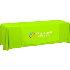 Serged 8-foot Closed-Back Table Throw and Runner Kit - 24 hr