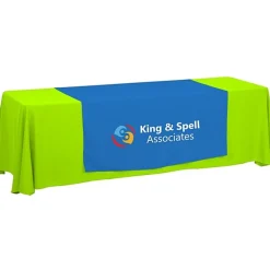 Serged 8-foot Closed-Back Table Throw and Runner Kit - 24 hr
