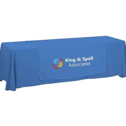 Serged 8-foot Closed-Back Table Throw and Runner Kit - 24 hr