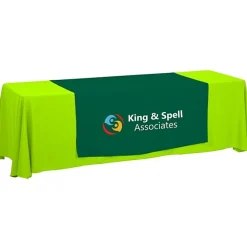 Serged 8-foot Closed-Back Table Throw and Runner Kit - 24 hr