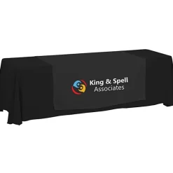 Serged 8-foot Closed-Back Table Throw and Runner Kit - 24 hr