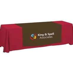 Serged 8-foot Closed-Back Table Throw and Runner Kit - 24 hr