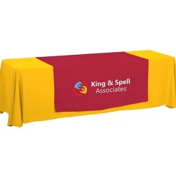 Serged 8-foot Closed-Back Table Throw and Runner Kit - 24 hr