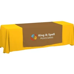 Serged 8-foot Closed-Back Table Throw and Runner Kit - 24 hr