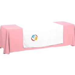 Serged 8-foot Closed-Back Table Throw and Runner Kit - 24 hr