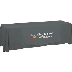 Serged 8-foot Closed-Back Table Throw and Runner Kit - 24 hr