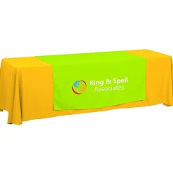 Serged 8-foot Closed-Back Table Throw and Runner Kit - 24 hr