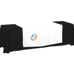 Serged 8-foot Closed-Back Table Throw and Runner Kit - 24 hr