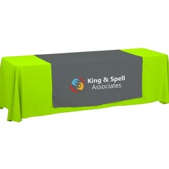 Serged 8-foot Closed-Back Table Throw and Runner Kit - 24 hr