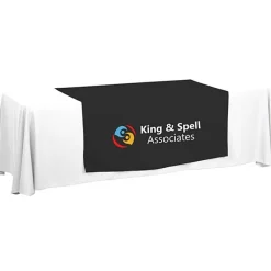 Serged 8-foot Closed-Back Table Throw and Runner Kit - 24 hr