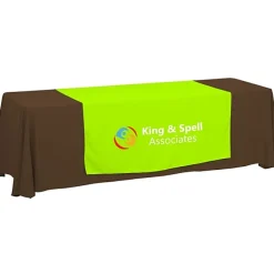 Serged 8-foot Closed-Back Table Throw and Runner Kit - 24 hr