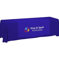 Serged 8-foot Closed-Back Table Throw and Runner Kit - 24 hr