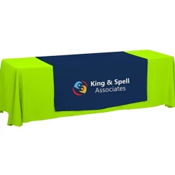 Serged 8-foot Closed-Back Table Throw and Runner Kit - 24 hr