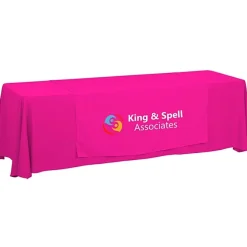 Serged 8-foot Closed-Back Table Throw and Runner Kit - 24 hr