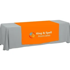 Serged 8-foot Closed-Back Table Throw and Runner Kit - 24 hr