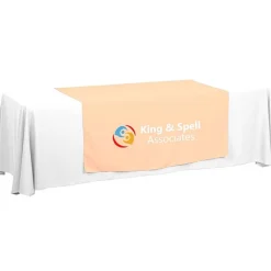 Serged 8-foot Closed-Back Table Throw and Runner Kit - 24 hr