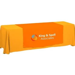 Serged 8-foot Closed-Back Table Throw and Runner Kit - 24 hr