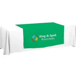 Serged 8-foot Closed-Back Table Throw and Runner Kit - 24 hr