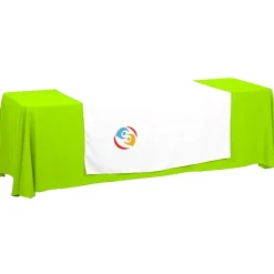Serged 8-foot Closed-Back Table Throw and Runner Kit - 24 hr