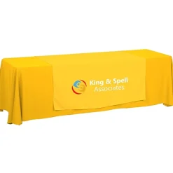 Serged 8-foot Closed-Back Table Throw and Runner Kit - 24 hr