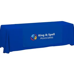 Serged 8-foot Closed-Back Table Throw and Runner Kit - 24 hr