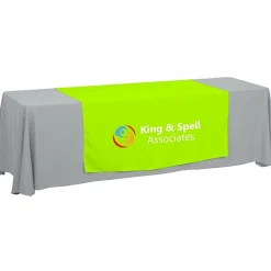 Serged 8-foot Closed-Back Table Throw and Runner Kit - 24 hr