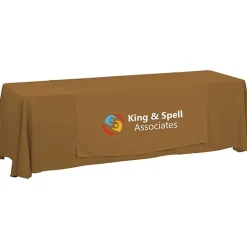 Serged 8-foot Closed-Back Table Throw and Runner Kit - 24 hr