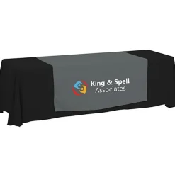 Serged 8-foot Closed-Back Table Throw and Runner Kit - 24 hr