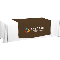 Serged 8-foot Closed-Back Table Throw and Runner Kit - 24 hr