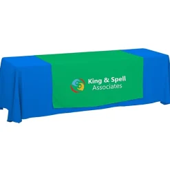 Serged 8-foot Closed-Back Table Throw and Runner Kit - 24 hr