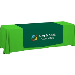 Serged 8-foot Closed-Back Table Throw and Runner Kit - 24 hr